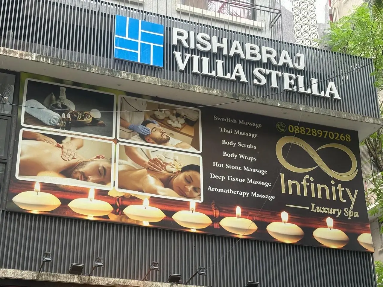 Infinity Luxury Spa Storefront Borivali